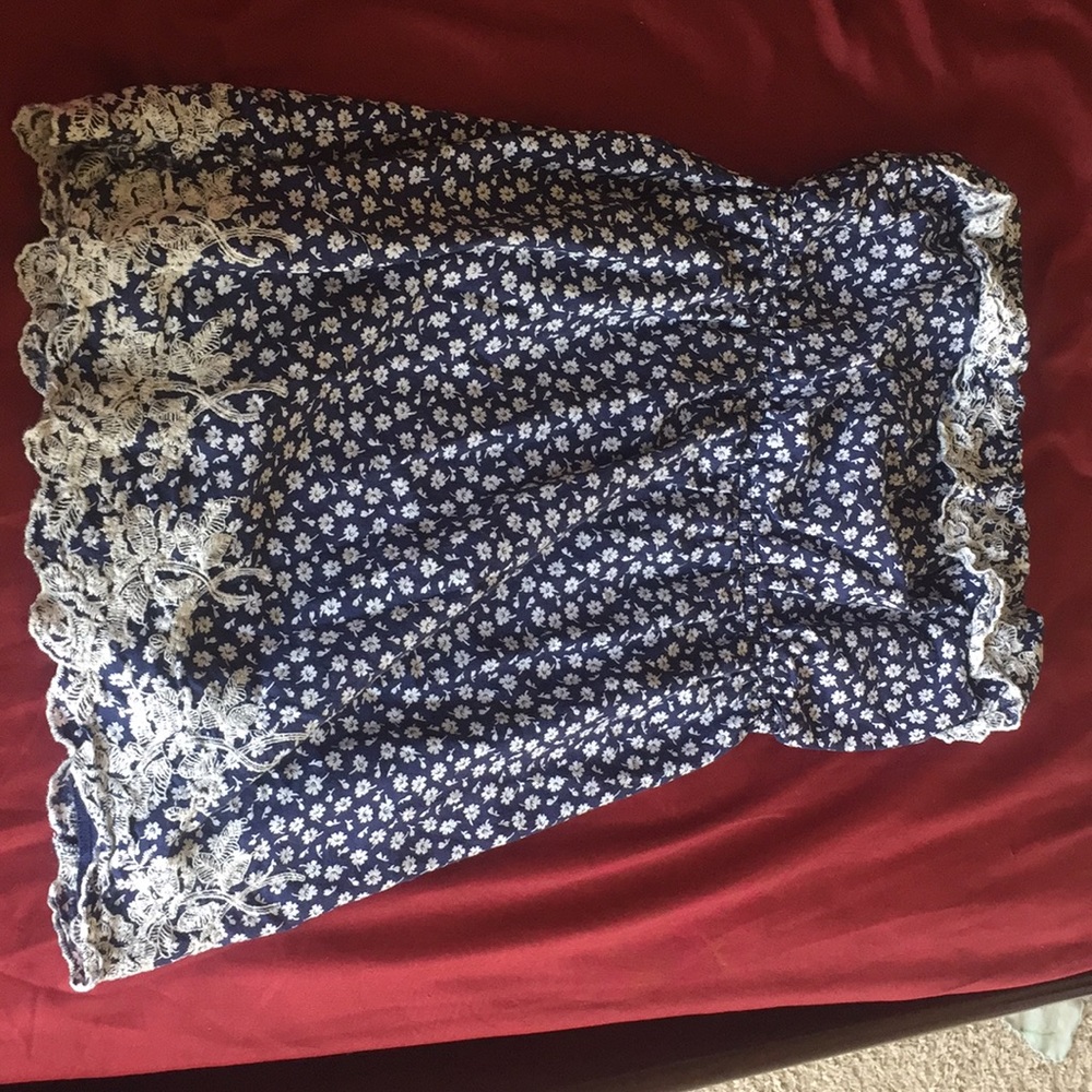 Floral tube shirt